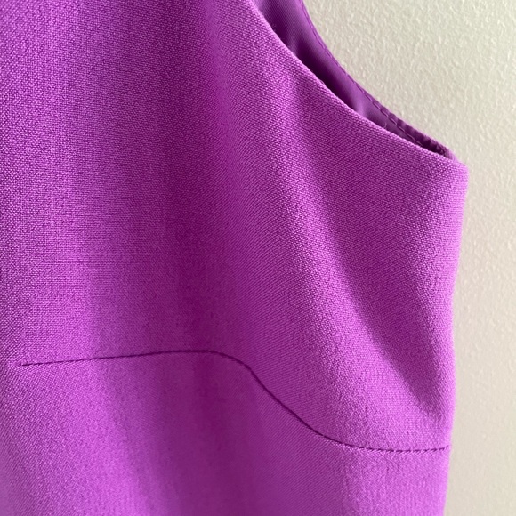 Nine West Purple & Black Dress Size 6 - Picture 4 of 6
